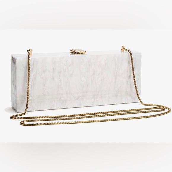 Handbags - Acrylic Clutch Evening Bag Long Pearl Acrylic Clutch Purse